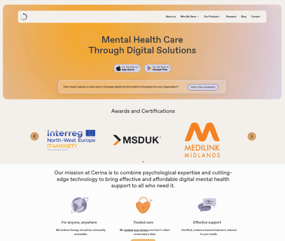 Mental Health App Development